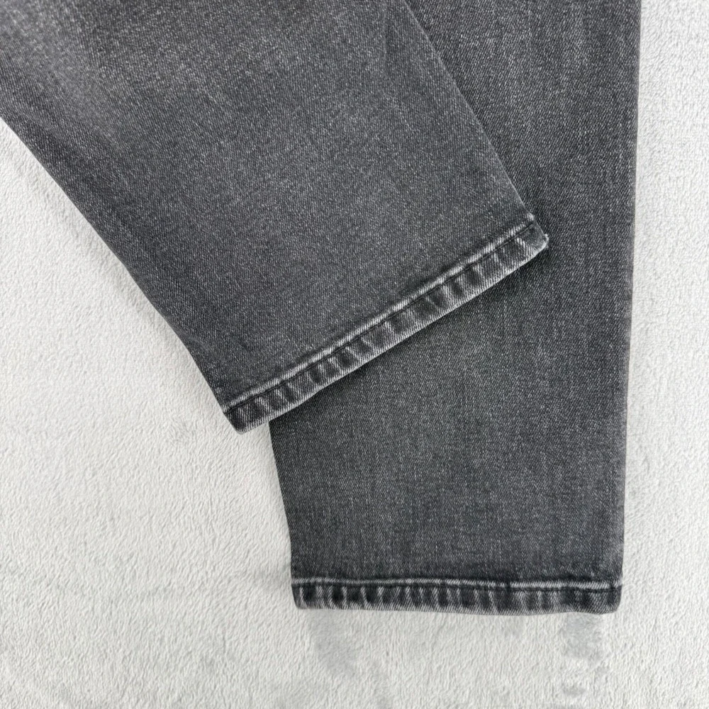 Everlane‎ Slim Straight Denim Jeans Faded Charcoal Black Women's Size 33x30